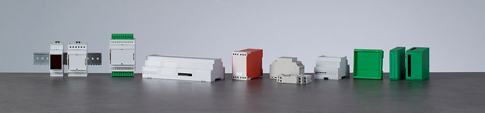 Railtec C, cajas para rail DIN de OKW